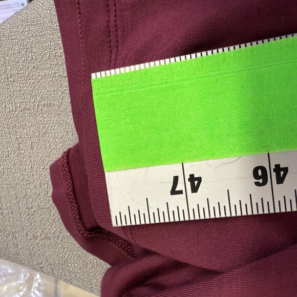 NWT Quince Tencel Jersey Midi Wrap Dress Wine Basic Sleeved Small Classic - Picture 11 of 13